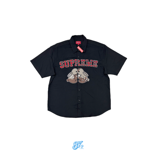 Supreme Bunnies S/S Work Shirt Black