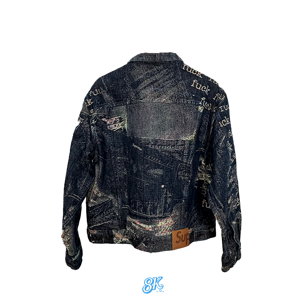 Supreme Archive Denim Jacquard Trucker Jacket