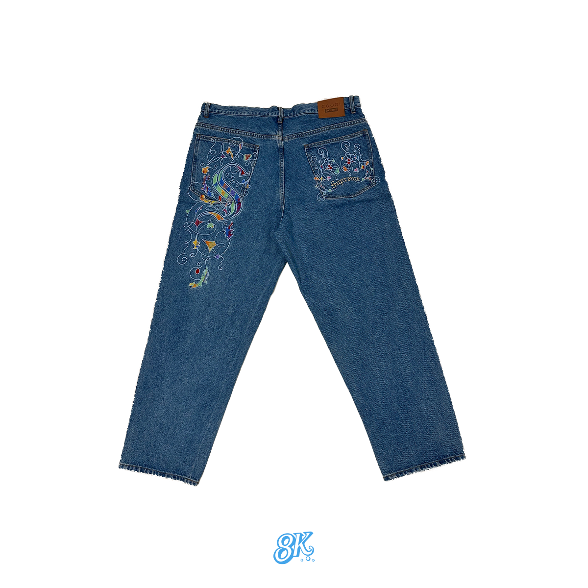 Supreme x Coogi Baggy Jeans Blue