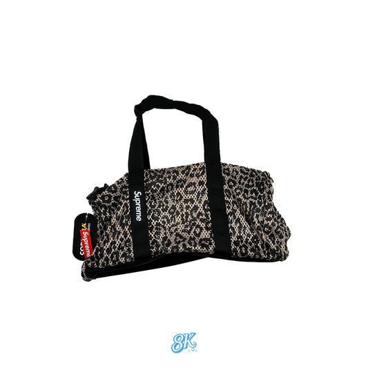 Supreme Mesh Duffle Bag Leopard